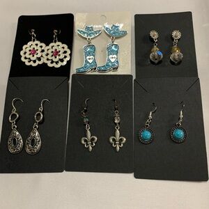 6 Pair Earrings Bundle
